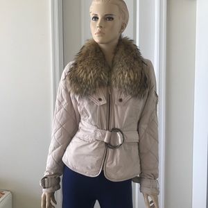 NWT Twill 22 beige jacket size Small
